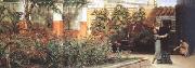 Alma-Tadema, Sir Lawrence A Hearty Welcome (mk24) oil painting